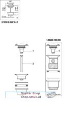 LF Ablaufventil Push-Open 37098.9 (L709890901041)