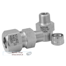 Nords Gerade Kuppl. R-1322 6x1/4' (R1322E66)