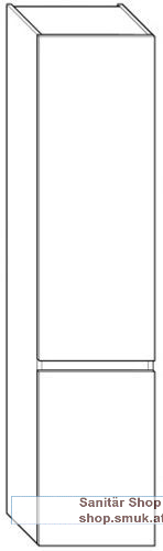 ALVA Viva Hochschrank mit 2 T�ren (AQBMVIHS1LES)