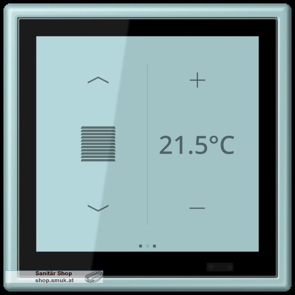 KNX Raumcontroller LS TOUCH mit Rahmen L (JNGLC459D1S214)