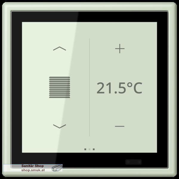 KNX Raumcontroller LS TOUCH mit Rahmen L (JNGLC459D1S218)