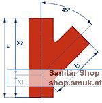 ML Einfachabzweiger DN100 45� (MLEA100.45)