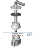MKW Metallscharnier f�r WC-Sitze (B944-0099)