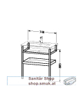 DU M�bel-Acc. HTH mit Ablage DuraStyle (DS988202276)