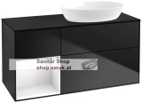 V&B Waschbeckenunterschrank 1x Accessory Paket Finion, 3x Auszug mit Antirutsch-Boden, mit LED-Beleuchtung, Waschbecken rechts, wandhängend, mit Regalelement (beleuchtet), ohne Hahnlochbohrung, Eckig (FA42GFPD) V&B Waschbeckenunterschrank 1x Accessory Paket Finion, 3x Auszug mit Antirutsch-Boden, mit LED-Beleuchtung, Waschbecken rechts, wandhängend, mit Regalelement (beleuchtet), ohne Hahnlochbohrung, Eckig (FA42GFPD)