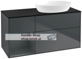 V&B Waschbeckenunterschrank 1x Accessory Paket Finion, 3x Auszug mit Antirutsch-Boden, mit LED-Beleuchtung, Waschbecken rechts, wandhängend, mit Regalelement (beleuchtet), ohne Hahnlochbohrung, Eckig (FA42HGHG) V&B Waschbeckenunterschrank 1x Accessory Paket Finion, 3x Auszug mit Antirutsch-Boden, mit LED-Beleuchtung, Waschbecken rechts, wandhängend, mit Regalelement (beleuchtet), ohne Hahnlochbohrung, Eckig (FA42HGHG)