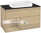 V&B Waschbeckenunterschrank 1x Accessory Paket Finion, 2x Auszug mit Antirutsch-Boden, mit LED-Beleuchtung, Waschbecken mittig, wandhängend, mit Regalelement (beleuchtet), mit Wandbeleuchtung, ohne Hahnlochbohrung, Eckig (G652PCPC) V&B Waschbeckenunterschrank 1x Accessory Paket Finion, 2x Auszug mit Antirutsch-Boden, mit LED-Beleuchtung, Waschbecken mittig, wandhängend, mit Regalelement (beleuchtet), mit Wandbeleuchtung, ohne Hahnlochbohrung, Eckig (G652PCPC)