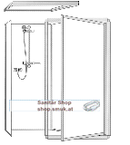 Roth Komplettdusche Exklusiv Oberteil Typ 161/845x845/1tlg.Flügeltür (1115000114) Roth Komplettdusche Exklusiv Oberteil Typ 161/845x845/1tlg.Flügeltür (1115000114)