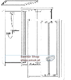 Roth Komplettdusche Exklusiv Oberteil Typ 153/845x845/Gleittür (1115000104) Roth Komplettdusche Exklusiv Oberteil Typ 153/845x845/Gleittür (1115000104)