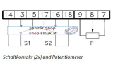 Danfoss Schaltkontakte u. Poti 1kOhm (DF082G3203) Danfoss Schaltkontakte u. Poti 1kOhm (DF082G3203)