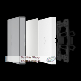 Transparente Wippe 1fach, mit Schriftfel (JNGLS990NAGL)