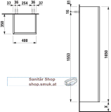 LF Arun Hochschrank 41950.1, 1 T�r (L195011519901)