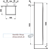 LF Arun Hochschrank 41950.2, 1 T�r (L195021519901)