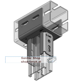 Adapterhalter CENTUM C-Profil 45, Profil (MEF1621005021) Adapterhalter CENTUM C-Profil 45, Profil (MEF1621005021)