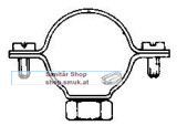 RF Wandschelle RF3L mit Mutter M16 100mm (RF3L16.100V) RF Wandschelle RF3L mit Mutter M16 100mm (RF3L16.100V)