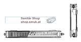 Vonova Univ.Heizk�rperT6 21VMS (VN21VMS5.5U)